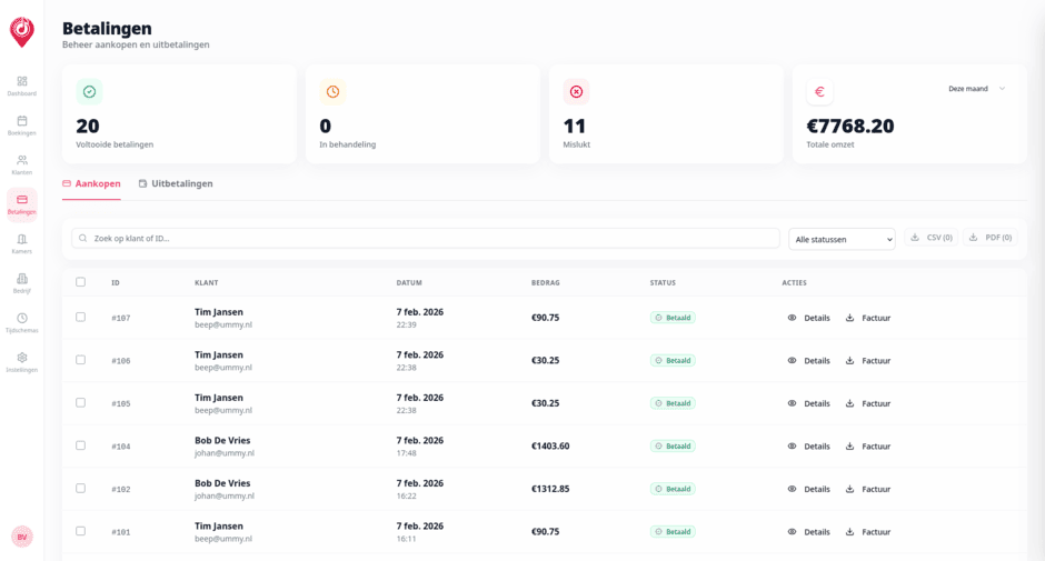 payments & invoices