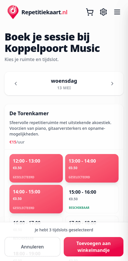 mobile booking
